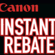 Illustration for article titled Canon Giving Instant Rebates Up to $300 on DSLRs, Lenses